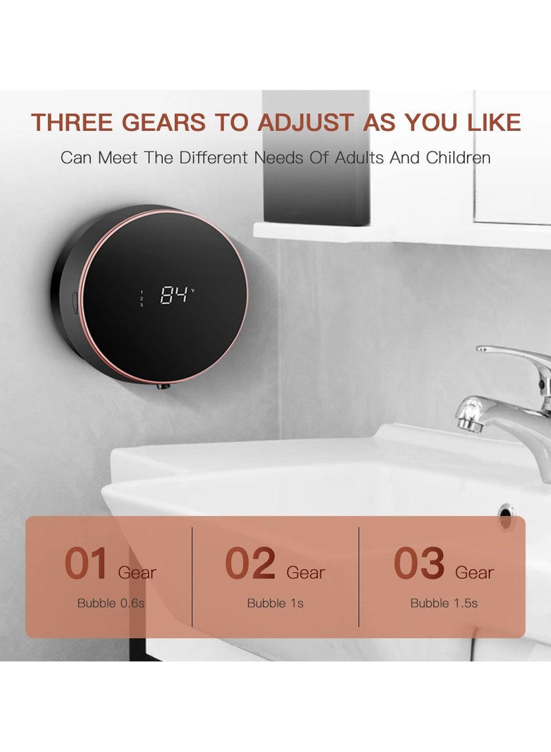 Y&D Automatic Foam Soap Dispenser, Wall-Mounted Non-Contact Infrared Intelligent Induction Machine, 300Ml Large Capacity, Suitable For A Variety Of Cleaning Liquids, Can Be Used In Toilets, Kitchens  - Image 2