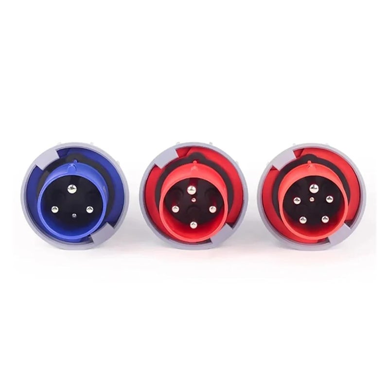 63A 125A IP67 220V 380V Industrial Male Female Plug and Socket 3P/4P/5P Electrical ConnectorWall Mounted(Mounted,63A-5P) - Image 5