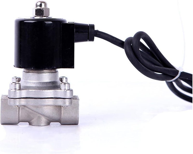 3 8 Inch Normally Closed 304 Stainless Steel Solenoid Valve 110V 24V 12V For Underwater Fountain - Image 1