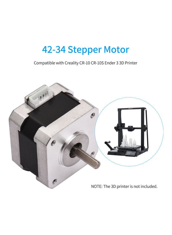 3D Printer Parts 42-34 Stepper Motor Black - Image 4