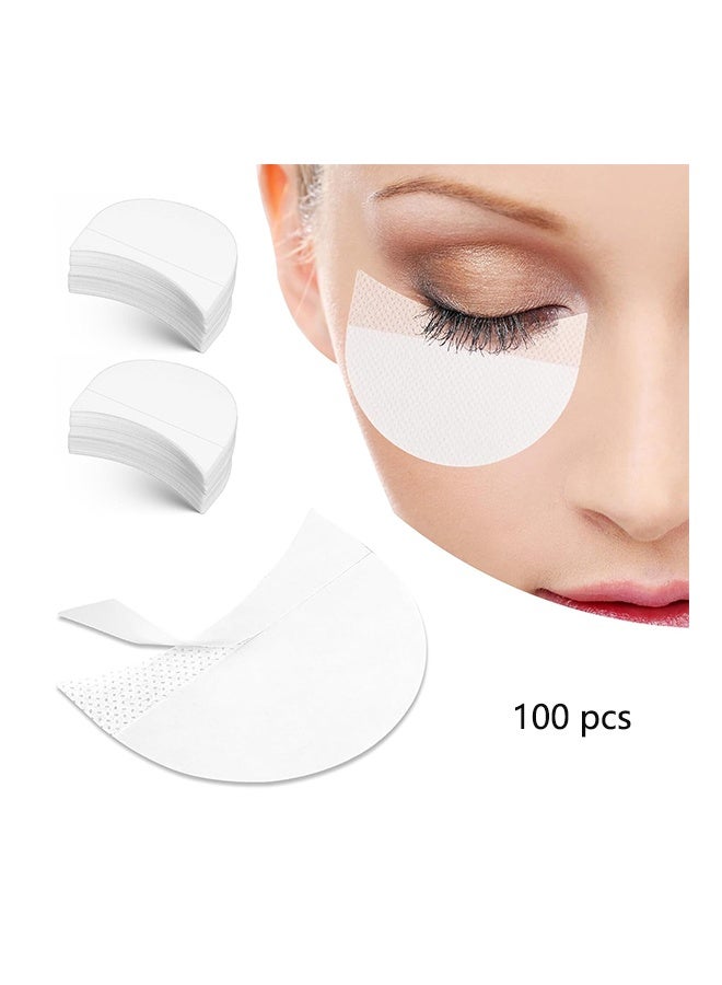 Generic 100 Pcs Eyeshadow Stickers,Eyeshadow Tape For Eye Makeup,Eyeshadow Shield,Lint Free Eyeshadow Stencil Gel Pad,Under Patches Prevent Makeup Residue For Eyeliner, Eyelash Extensions And Lip Makeup - Image 1