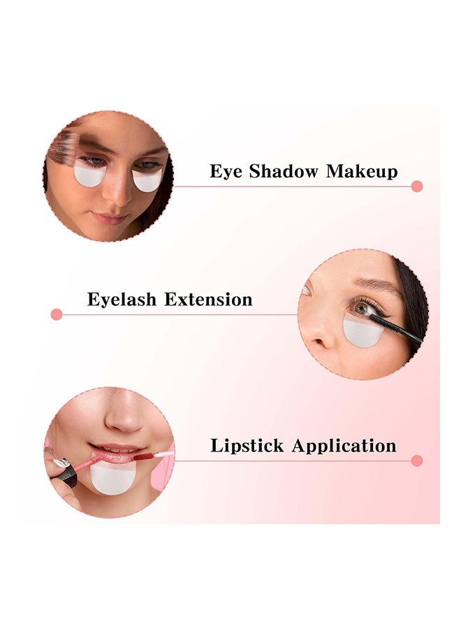 Generic 100 Pcs Eyeshadow Stickers,Eyeshadow Tape For Eye Makeup,Eyeshadow Shield,Lint Free Eyeshadow Stencil Gel Pad,Under Patches Prevent Makeup Residue For Eyeliner, Eyelash Extensions And Lip Makeup - Image 3