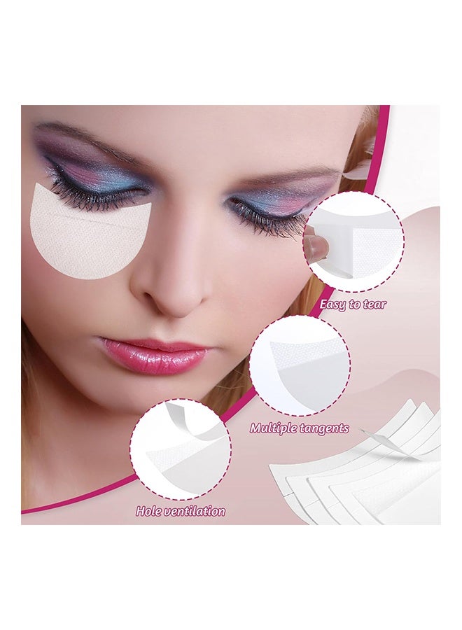 Generic 100 Pcs Eyeshadow Stickers,Eyeshadow Tape For Eye Makeup,Eyeshadow Shield,Lint Free Eyeshadow Stencil Gel Pad,Under Patches Prevent Makeup Residue For Eyeliner, Eyelash Extensions And Lip Makeup - Image 4