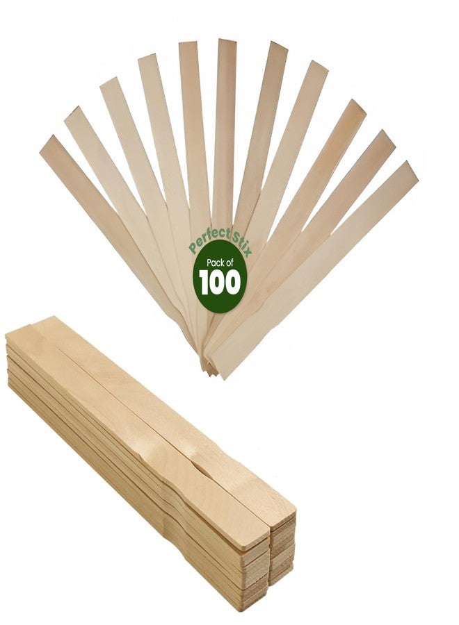 Perfect Stix 11" x 3/4" Wooden Paint Stirrer Paddle Sticks/Craft Sticks/Automotive Paddle - Pack of 100ct - Image 1