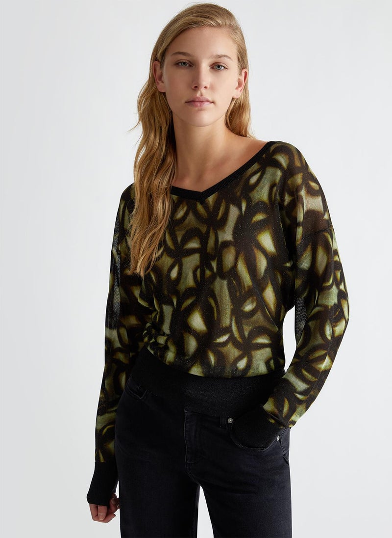 Liu Jo Print jumper - Image 1