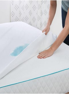 LINENSPA Linenspa Mattress Protector King - Five Sided King Mattress Protector Waterproof Mattress Cover - Soft Breathable Bed Protector - Fitted Sheet Style - Deep Pocket Up to 14”  - Image 1