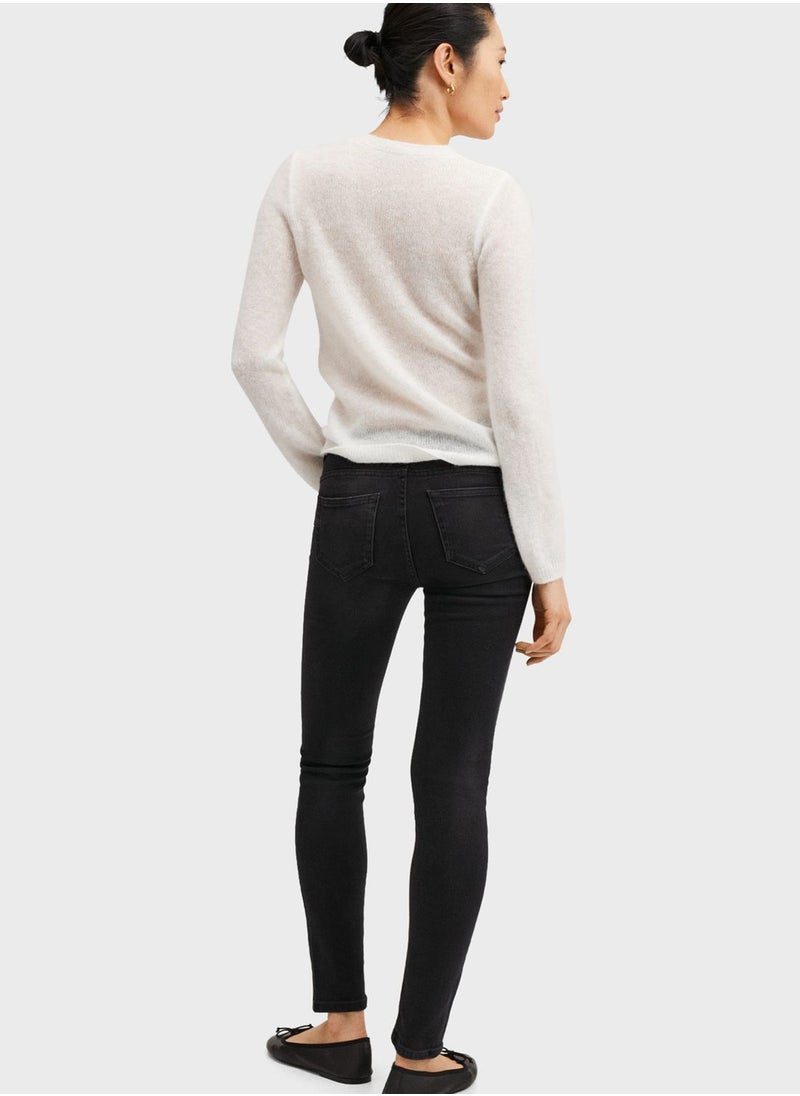 MANGO - High Waist Skinny Jeans - Image 1