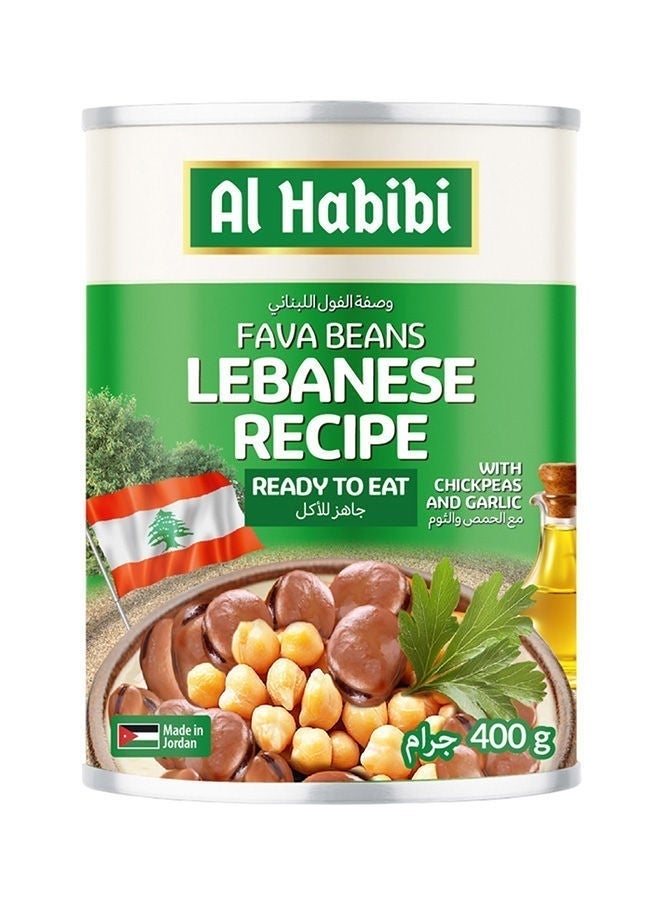 فول مدمس لبناني، أردني