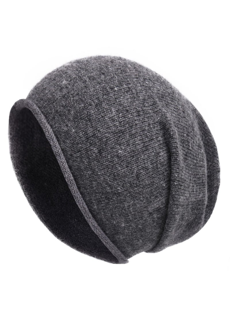 KASTWAVE Knit Beanie Hats for Women Cashmere Wool Blend Warm Soft Knitted Slouchy Beanies Cap Hat Winter Hat - Image 1