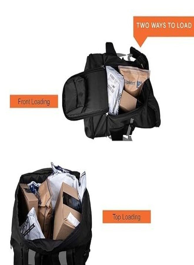 DAMONS Grocery Logistic E-Commerce Courier Carriage Delivery Backpack Bag 105 LTR (Black) - Image 2