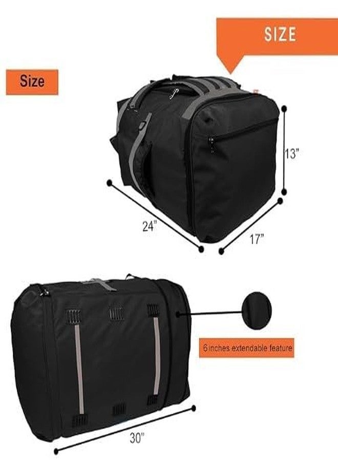 DAMONS Grocery Logistic E-Commerce Courier Carriage Delivery Backpack Bag 105 LTR (Black) - Image 5