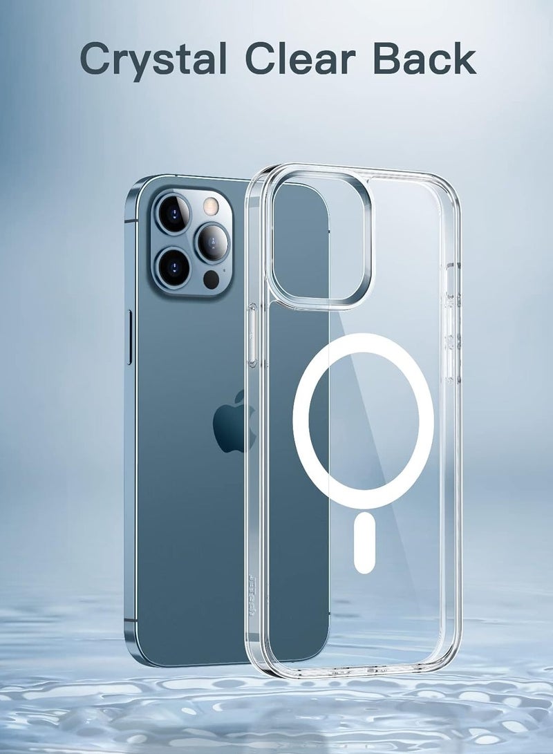 Mismo Magsafe Case for iPhone 12 Pro, Non-Yellowing Shockproof Phone Bumper Cover, Anti-Scratch Clear Back (Clear) - Image 5