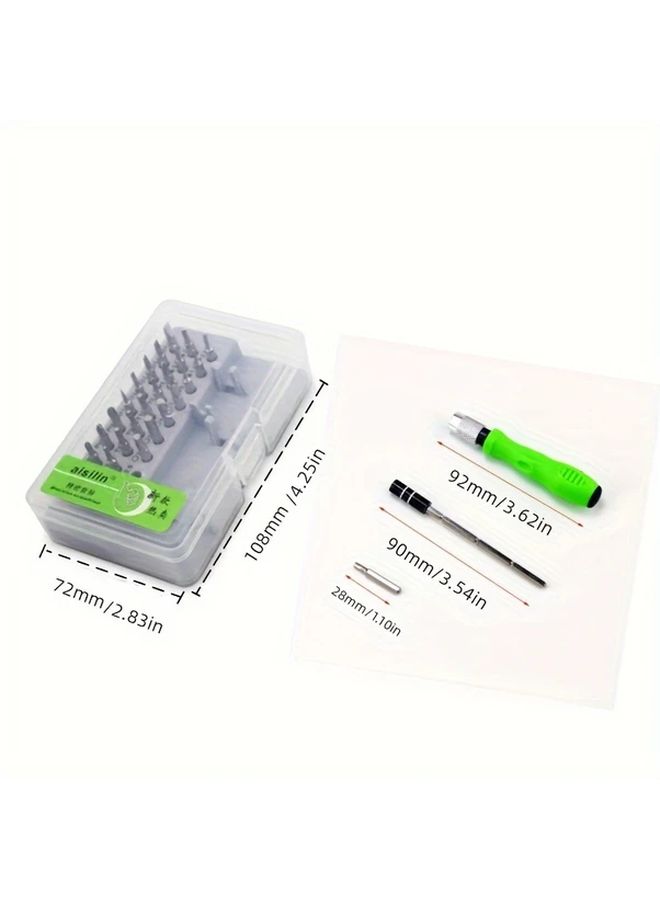 32 in 1 Precision Magnetic Screwdriver Set Repair Tool Kit for Phone Ipad Camera - Image 5