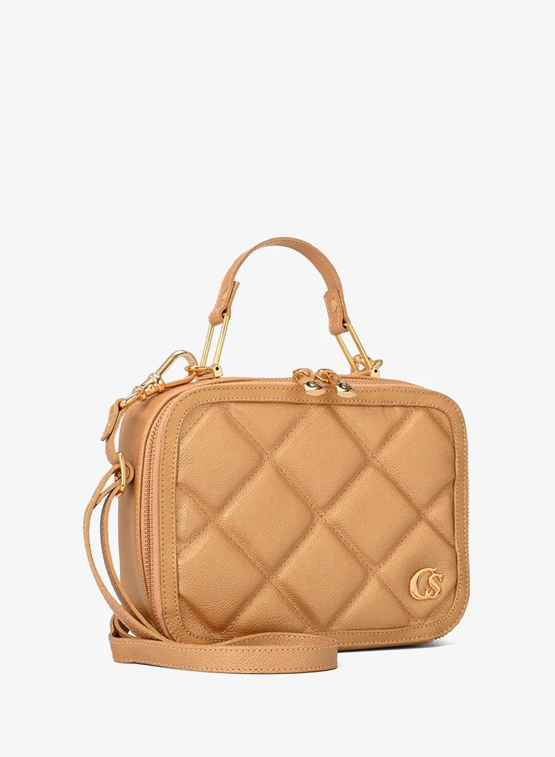 Quilted Bag Classic Golden