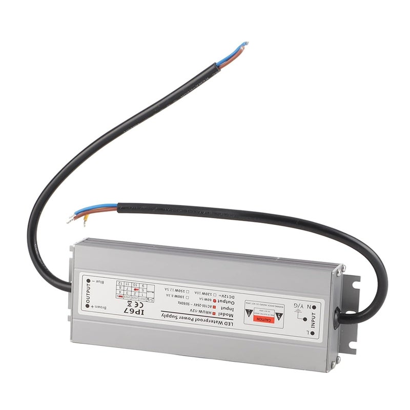 مصدر طاقة LED بقدرة 60 واط ومحول 12 فولت للاستخدام الخارجي - سائق LED بتصنيف IP67 لأداء فعال 100-240 فولت تيار متردد - Image 5