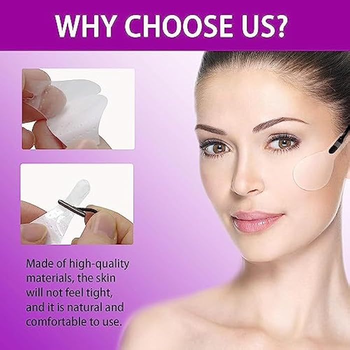 Elitecran Face Lift Tape, Face Tape Lifting Invisible, 60 Pcs Face Lift Double chin Stickers Neck Lift Tapes and Bands Makeup Tool for Lifting Saggy Skin and Wrinkles - Image 5