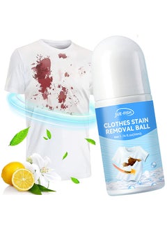 JUE-FISH Stain Remover Roller-Ball Cleaner For Clothes, Portable No-Wash Instant Stain Remover Pen, Ideal For Emergency Stain Removal For Clothes 50ML  - Image 1
