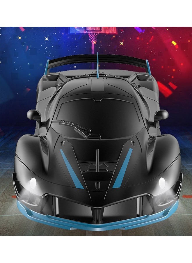 1:18 High Speed Black Remote Control Car With Cool Car Lights Battery Version 22 x 10 x 7 cm