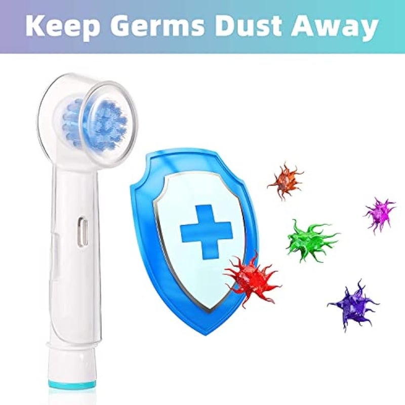 THE PACK 2 Reusable Toothbrush Head Covers Compatible with Oral-B Electric Toothbrush Heads, Better Hygienic Storage at Home and Travel - Image 4
