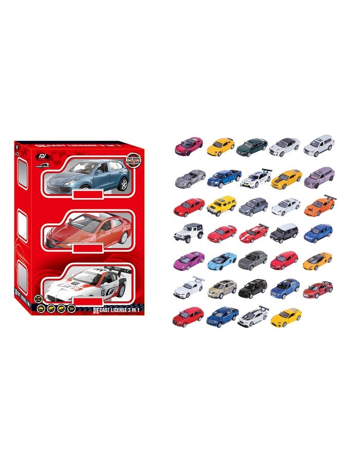 Power Joy Vroom Vroom Diecast Msz Licensed 3 Pieces 4.5-Inches, Assorted 1 Piece (Style & Color May Vary) Each Sold Separately - Image 1