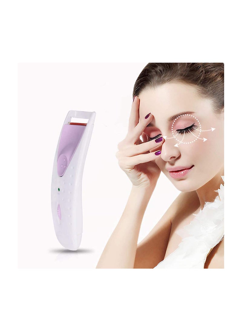 Arabest - One-Step Electric Eyelash Curler with Elastic Silicone Pad (Pink) - Image 1