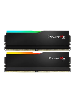 G.Skill Ripjaws M5 RGB 64GB (2x32GB) DDR5 Dual Channel Desktop Memory Kit, 6400 MT/s Memory Speed, CL 32 CAS Latency, Intel XMP 3.0, 1.40V, 288 Pin, Black | F5-6400J3239G32GX2-RM5RK - pzsku/ZC4FAA7EF37897954940FZ/45/_/1722510448/3d08dbb0-a63b-44f9-b91b-9c871bec5e05