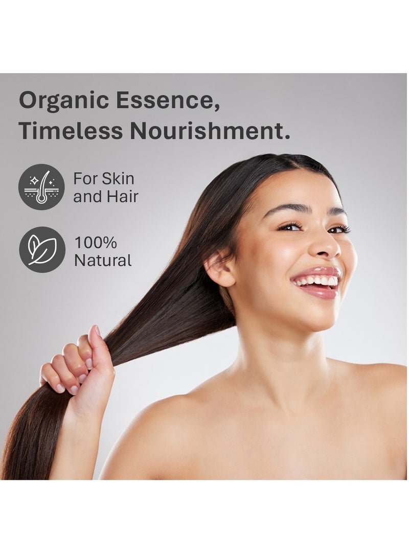 هير إنيرجي زيت جوز الهند العضوي البكر المعصور على البارد من Hair Energy | طبيعي 100% وخالٍ من المواد الحافظة | معالجة عضوية معتمدة | مستخرج من جوز الهند الطازج الناضج | غير مكرر ونقي | 100 مل  - Image 2