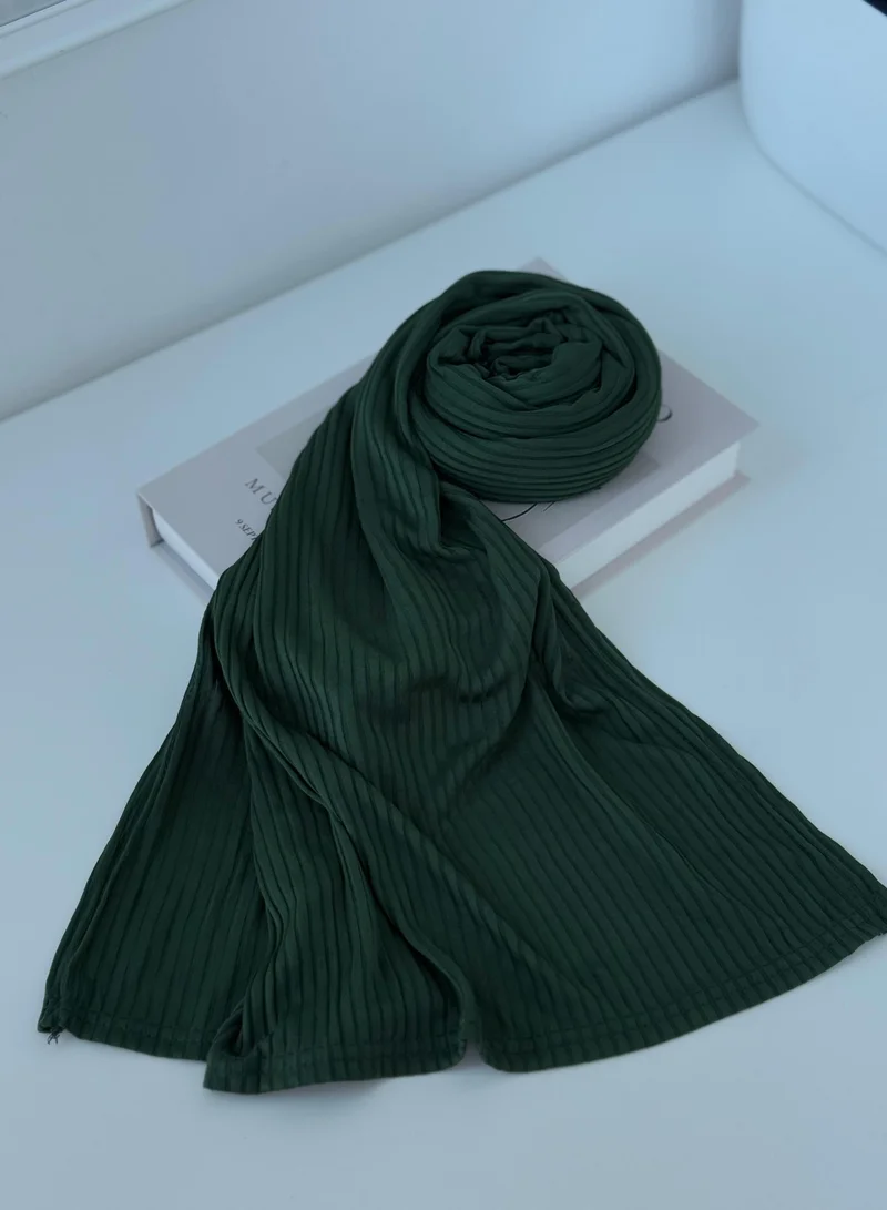 البنت الشرقية شال حجاب قطن كويتي مخطط