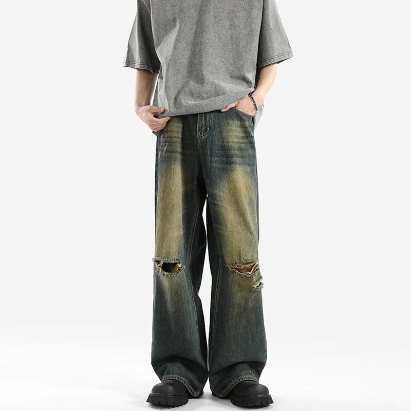Vintage Classic European-American Design Daily Commute Jeans  Size_S - Image 1
