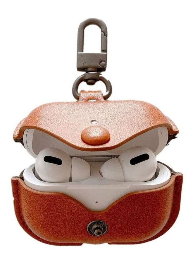 Generic - Scratchproof and Shockproof Airpods Pro Leather Case Cover - Image 1