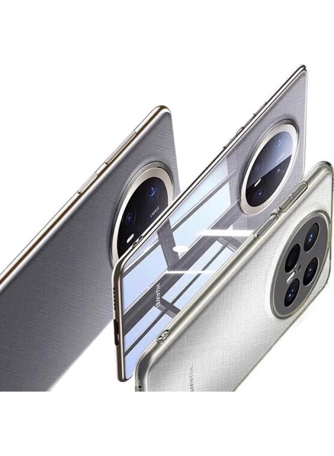 YIOU Yi'Ou Ultra-Thin High-Transparency Shockproof Full-Coverage Protective Case For Huawei Mate 70 Pro/Pro+, Anti-Slip Silicone Transparent Tpu Soft Shell, Premium Minimalist Design For Men And Women - Image 1