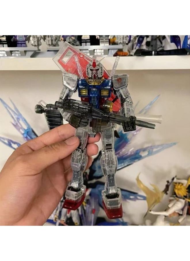 National Model Boy Assembled Toy Gundam Model Hg Unicorn Red Heretic Angel Strike Free Building Block Figure-Color:Color Origin + Gun Shield - Free Stand