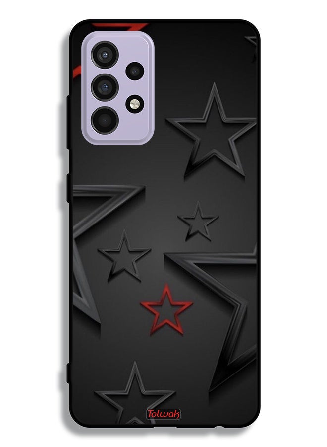Tolwak Samsung Galaxy A52s 5G Protective Case Cover Stars Pattern - Image 1