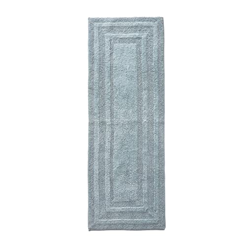 Eddie Bauer - Bathroom Rug, 100% Soft Plush Tufted Cotton Runner Rug, Highly Absorbent, Quick-Dry, and Skid-Resistant Backing (Logan Green, 22" x 60") - Image 1