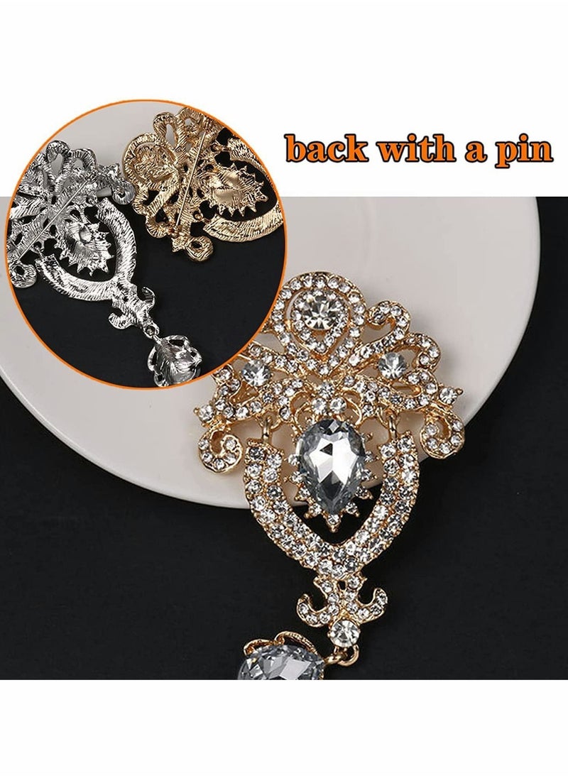 Y&D - Brooches for Women, Brooch Pins, Wedding Bridal - Image 1