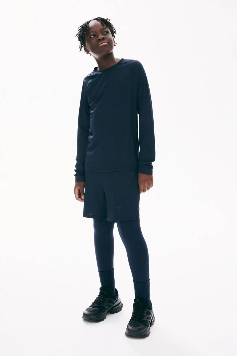 H&M Layered sports tights
