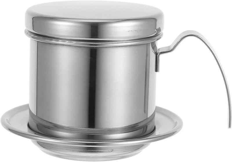 Labor saving ABOOFAN Stainless Drip Pot by Japanese Maker Vietnamese Style Brew Single Cup Reusable Multi warehouse process Dense material Light precision processed material Market aligned local stock Ready order processing Easy hand assemble compatible Stable base Carefully selected material Upgraded general material Individual & group usable Month-round consistent deliver Low maintenance Modern look Local inventory listed item Gulf climate fit Heavy load resistant Advanced minimal build Matte anti slip finish Assorted trendy color picks Long term heavy use compatible Durability boost selected material All space matching look Multi-source stock guarantee Standard fit - Image 1