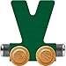 Maple Landmark NameTrains Bright Letter Car V Made in USA Green - Image 2