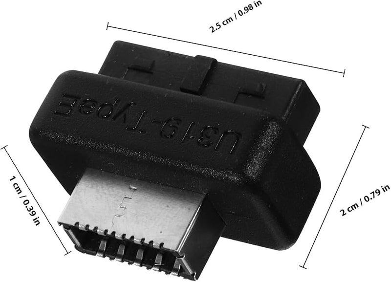 محول لوحة أمامية USB مصبوب بالحقن دبوس إلى لوحة موصل USB من النوع A أنثى ملحق كمبيوتر - Image 3