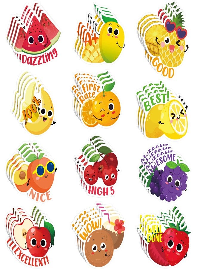 Jetec 300 Pcs Scratch and Sniff Sticker for Kids Smelly Scented Motivational Reward Stickers Teacher Incentive Positive Decal for Student Classroom Chart School Supplies(Fruity) - Image 1