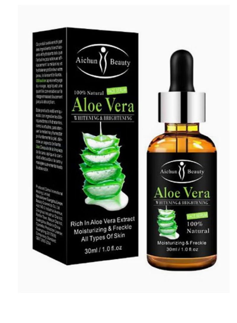 Aichun beauty Aloe Vera Whitening And Brightening Face Serum 30ml 1pc - Image 1