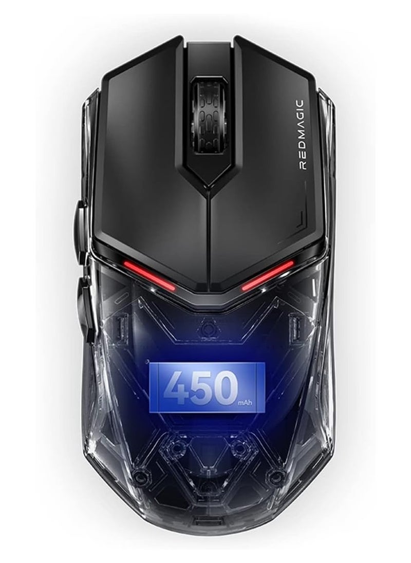 REDMAGIC High-Performance Gaming Mouse - 26000 DPI, Tri-Mode Connectivity, RGB Backlit, Programmable, Ergonomic, Lightweight, Rechargeable, 100Hrs Battery Life for Windows & Mac  - Image 5