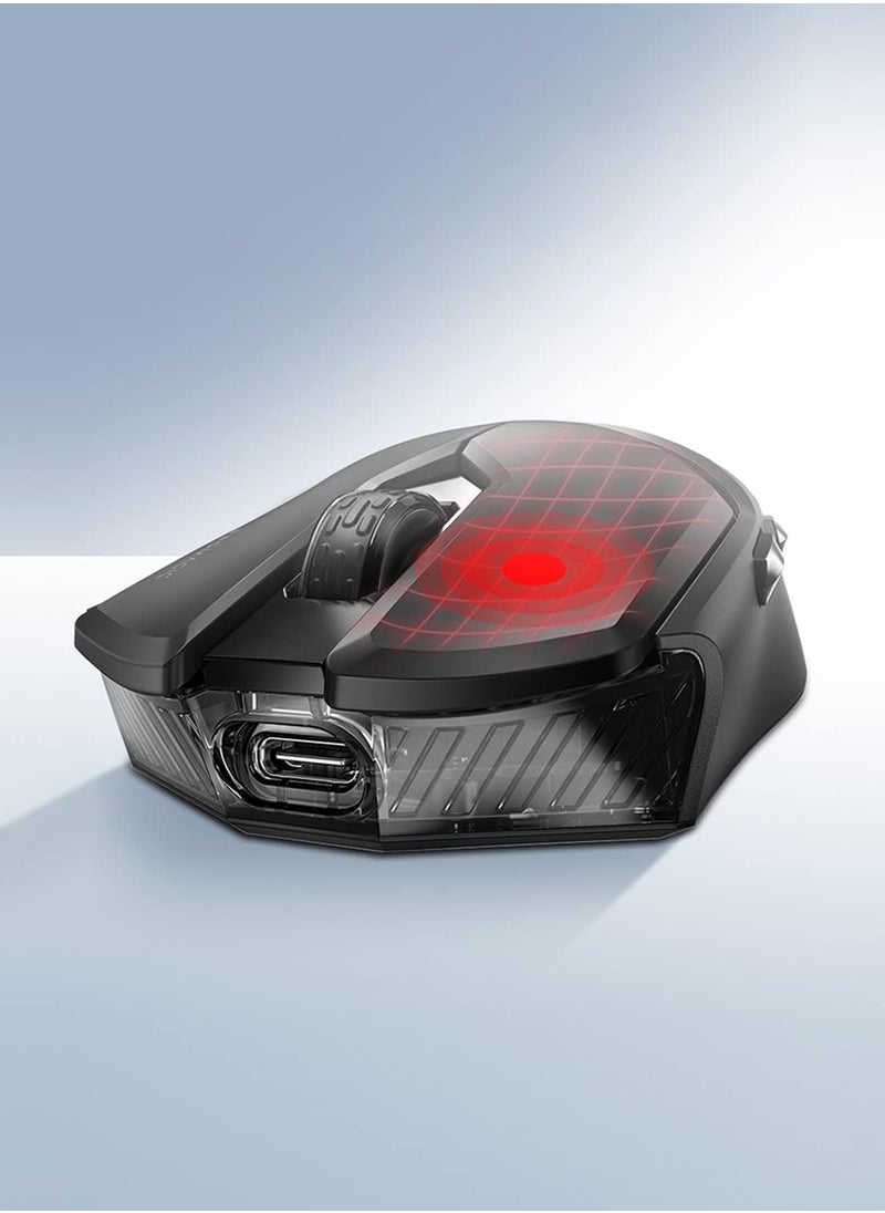 High-Performance Gaming Mouse - 26000 DPI, Tri-Mode Connectivity, RGB Backlit, Programmable, Ergonomic, Lightweight, Rechargeable, 100Hrs Battery Life for Windows & Mac