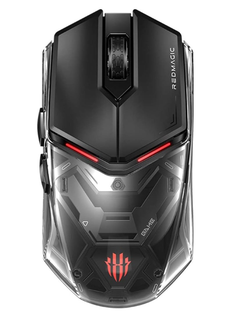 REDMAGIC High-Performance Gaming Mouse - 26000 DPI, Tri-Mode Connectivity, RGB Backlit, Programmable, Ergonomic, Lightweight, Rechargeable, 100Hrs Battery Life for Windows & Mac  - Image 1