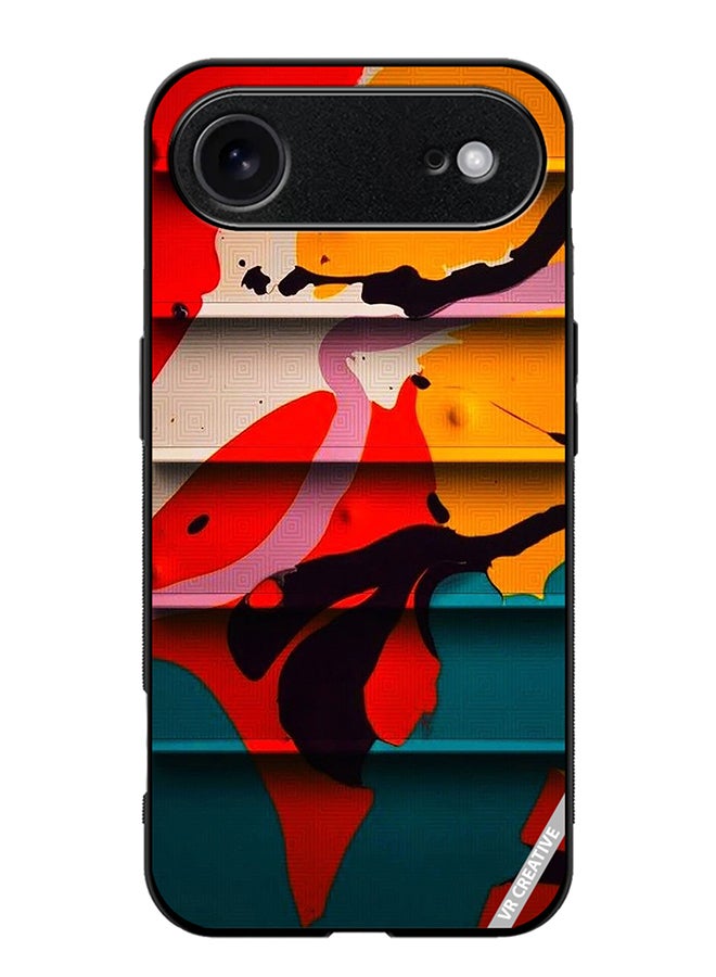 Protective Case Cover For Apple iPhone 17 Air Street Paint Design Multicolour