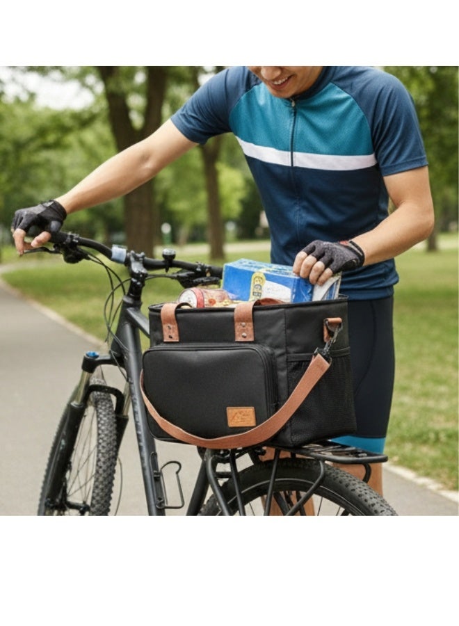 FALMER 16L Insulated Lunch Bag for Women & Men – Reusable Waterproof Oxford Cooler Tote with Food-Grade Aluminum Foil Lining – Large Capacity Holds Up to 20 x 330ml Bottles – Thermal Lunch Box for Work, School, Travel & Outdoor Activities - Image 4