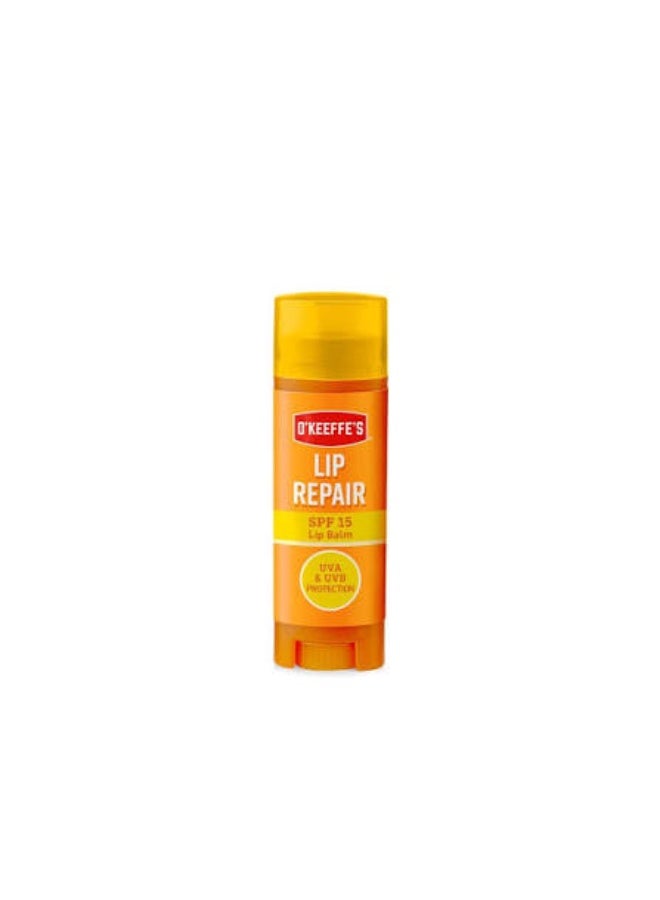 أوكيفيس بلسم الشفاه O'Keeffe's Lip Repair بعامل حماية من الشمس SPF15 (4.2 جم) - Image 1