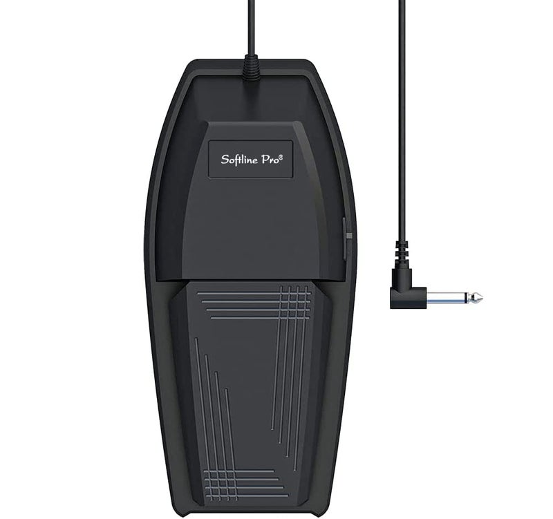 Softline Pro Universal Sustain Pedal for Keyboard, Damper Foot Switch Pedal, 1/4 Inch Jack for Yamaha Casio Roland Korg Behringer Digital Pianos, Electronic Keyboards and Midi Keyboards, SP-139 - Image 1