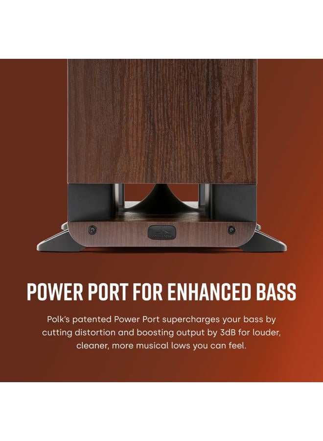 Polk Audio Polk Signature Elite ES50 Tower Speaker - Hi-Res Audio Certified, Dolby Atmos & DTS:X Compatible, 1" Tweeter & (2) 5.25" Woofers, Power Port Technology for Effortless Bass, Elegant White-Washed - Image 5