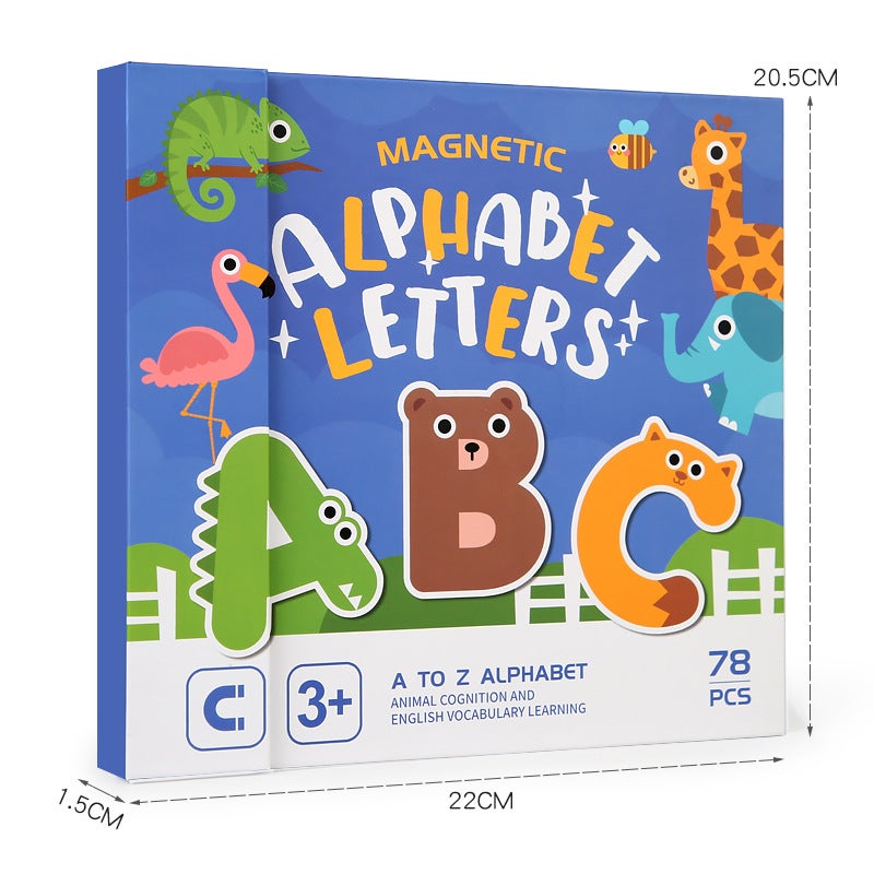 Children'S Cartoon Magnetic English Letter Jigsaw Puzzle Words Ten-Grid Array Mathematics Addition And Subtraction Teaching Aids Decomposition Toys - Image 5